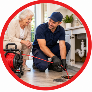 Friendly Drain Service at Home Senior's Blocked Drain Plumbing